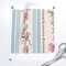 Grandmillenial Floral Stripe Pink Cream Blue Shabby Chic Custom Printed Fabric by Spoonflower Various Fabrics by the Yard or Fat Quarter